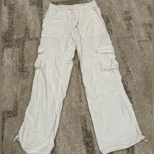 lululemon athletica White Wide-Leg Cargo Joggers